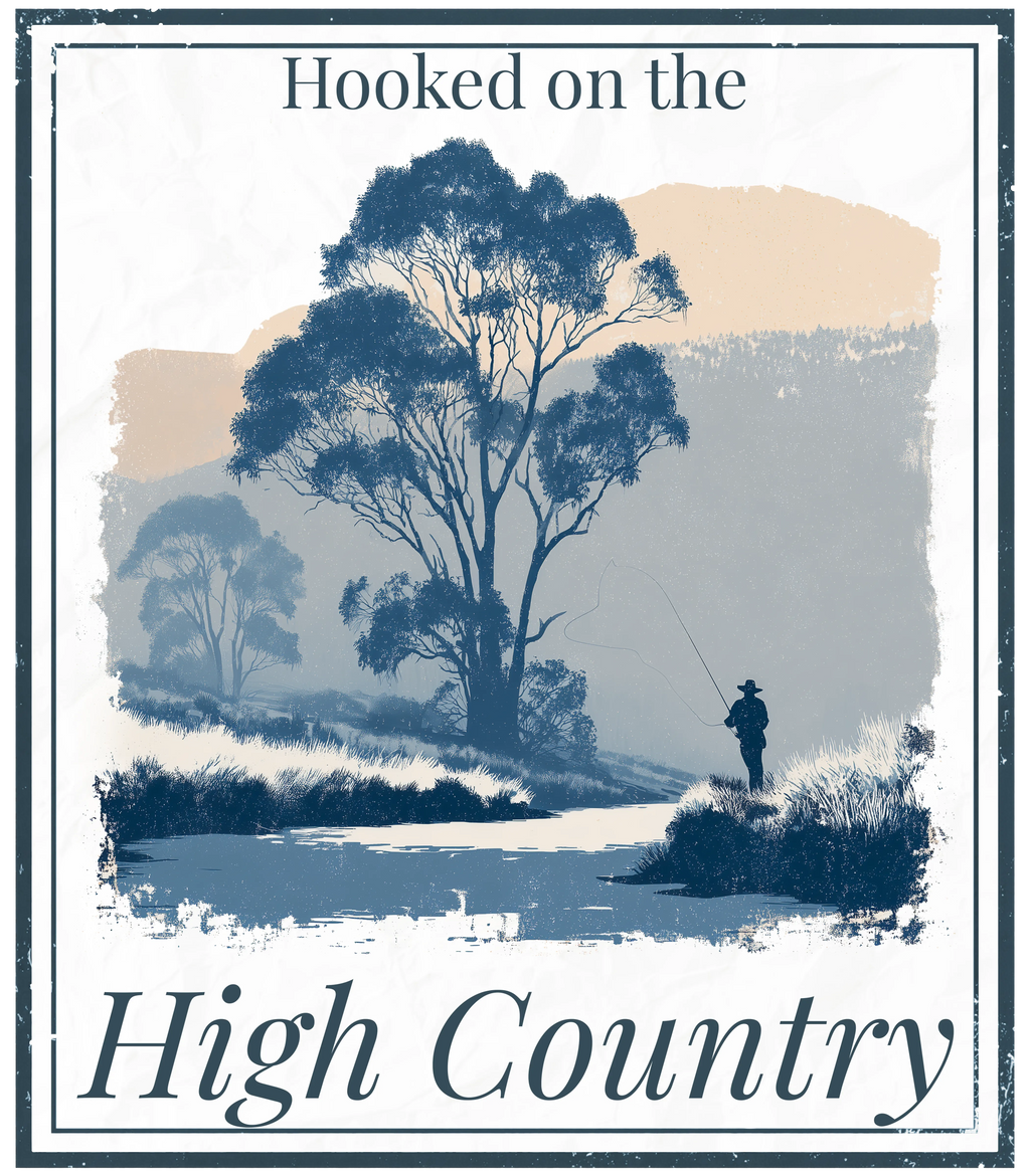 Organic Tee - Hooked on the High Country