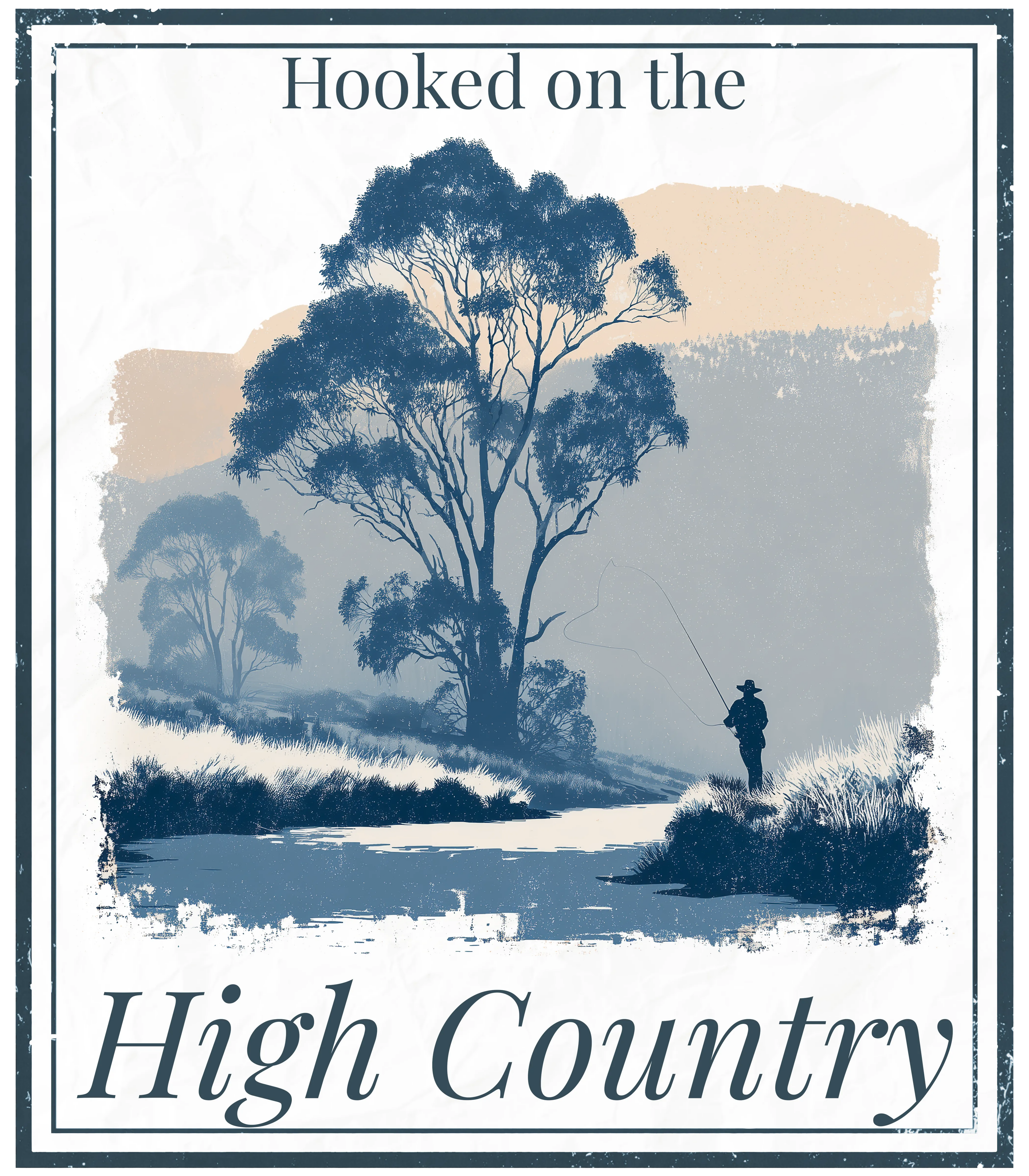 Organic Tee - Hooked on the High Country