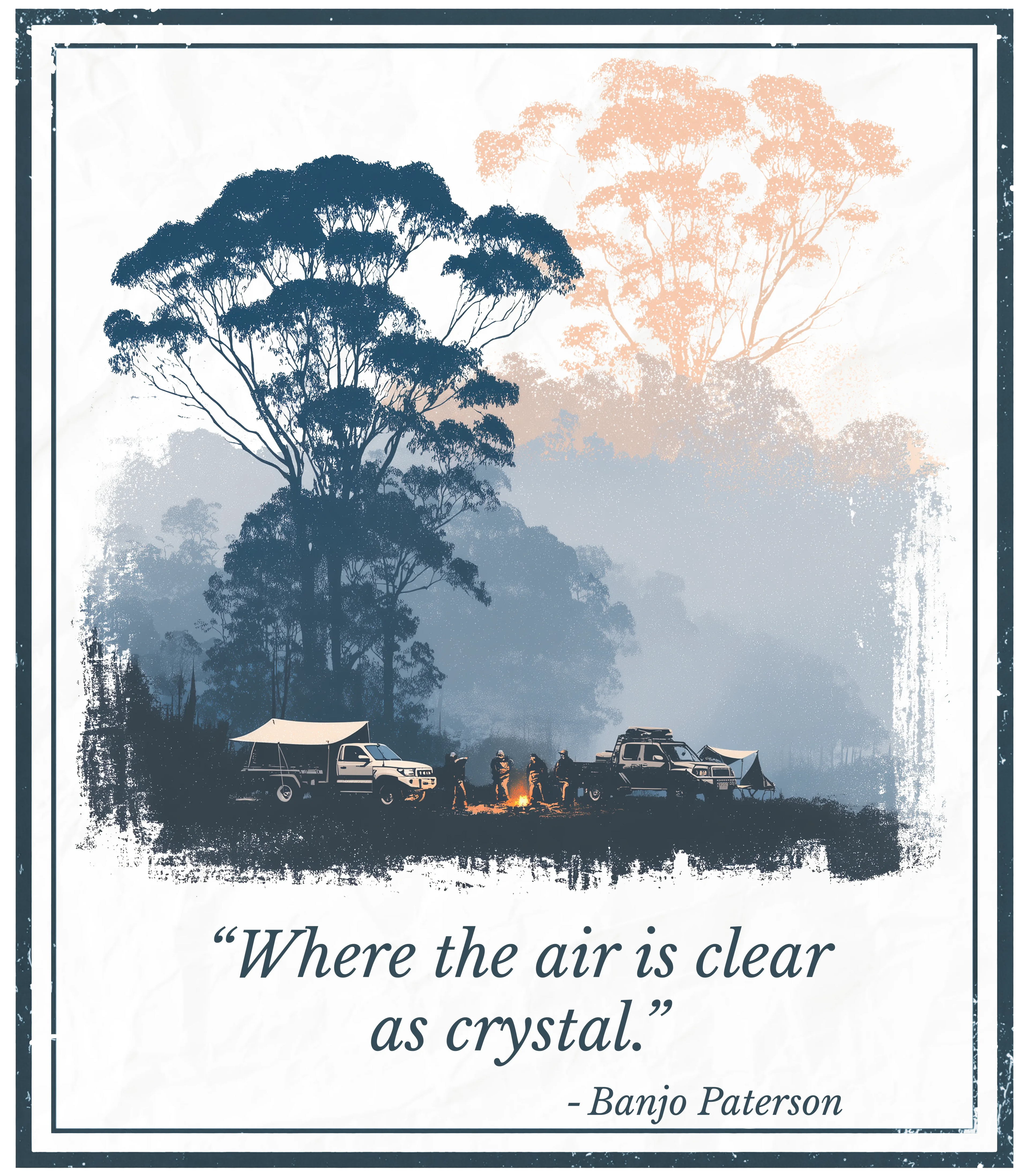 Organic Tee - Where the Air Is Clear as Crystal