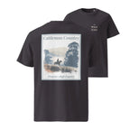 Organic Tee Cattleman Country, black crewneck with front graphic “Victoria’s High Country”