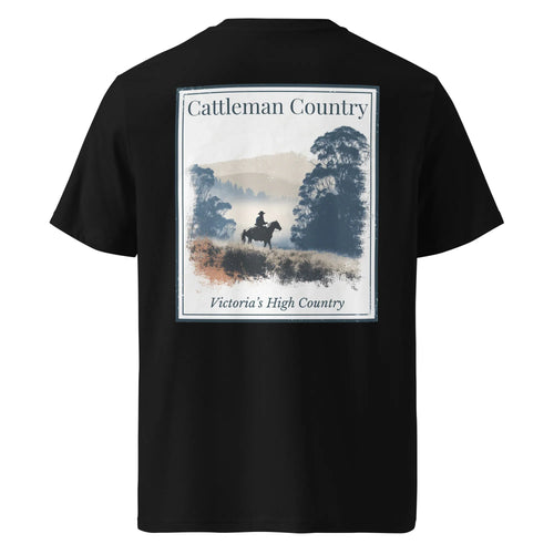 Cattleman Country Organic Unisex Tee Back Print