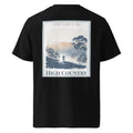 Camiseta negra con gráfico trasero “I ride trails in the… HIGH COUNTRY”