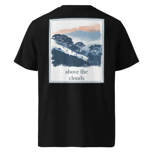 Above the Clouds Organic Unisex Tee Back Print