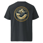 Organic tee - Snowsport Club in anthracite with back circular graphic logo